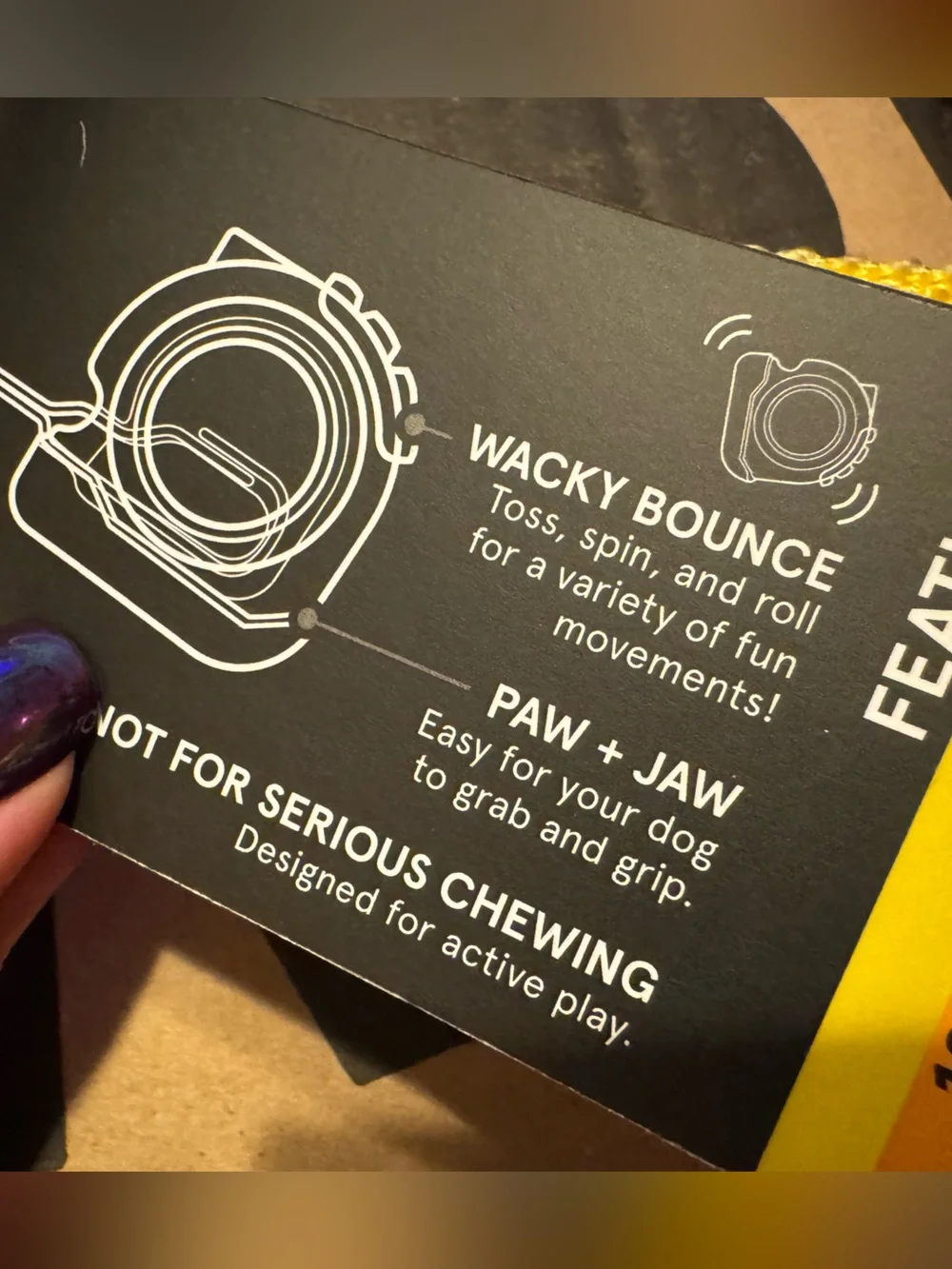 BARK Box Super Chewer Active Play Dog Tug Toy Large Dog measuring tape NEW